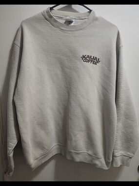 Kauai Coffee Hawaii Graphic Sweatshirt Large